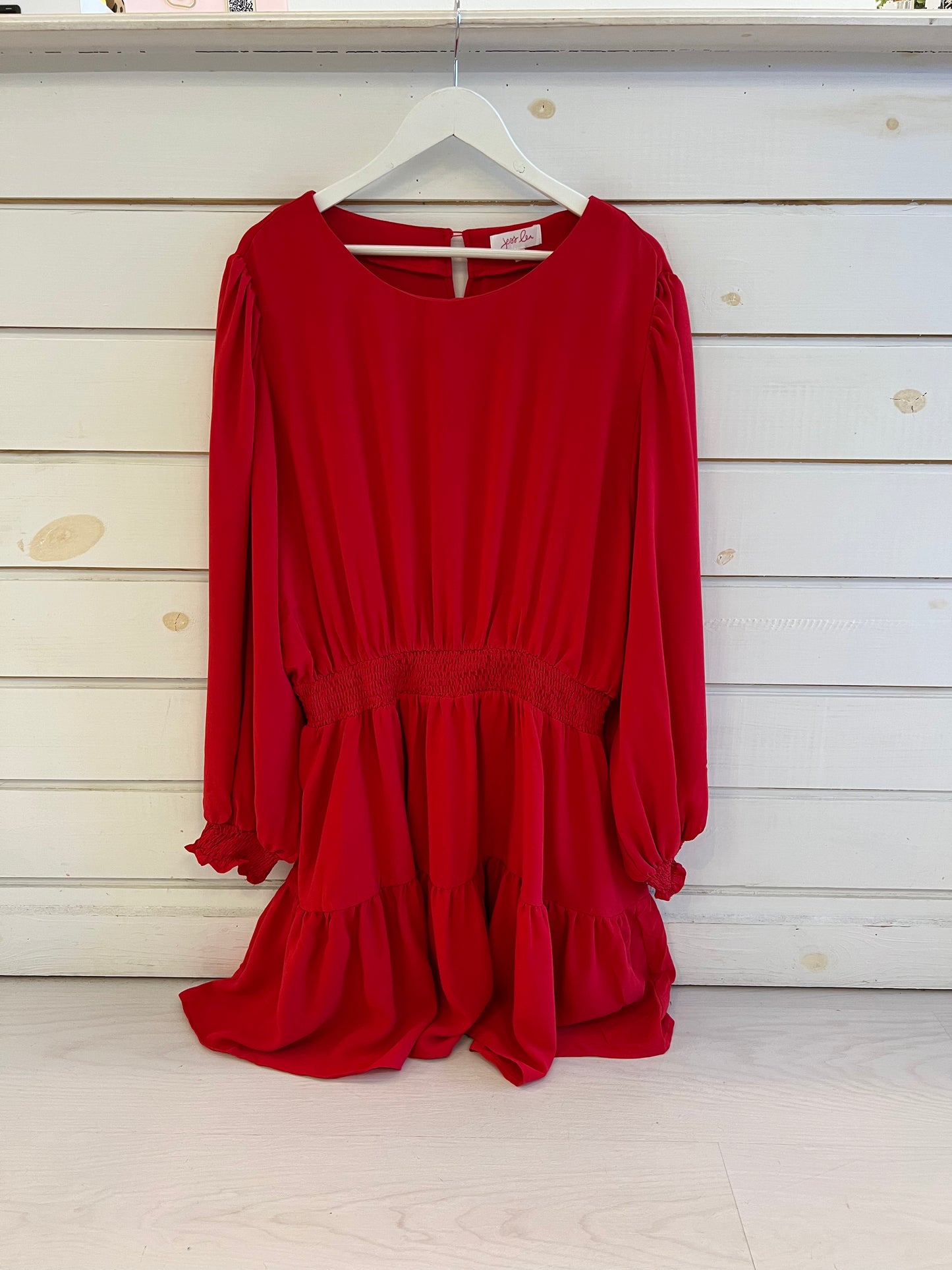 Red dress