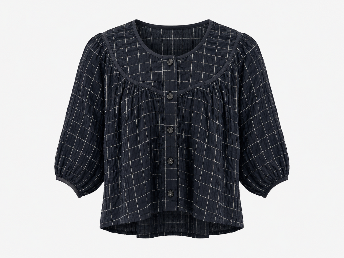 black plaid top