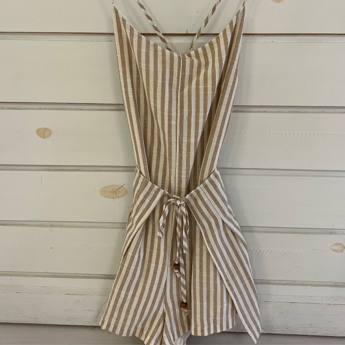Mustard Seed Renee Romper-taupe