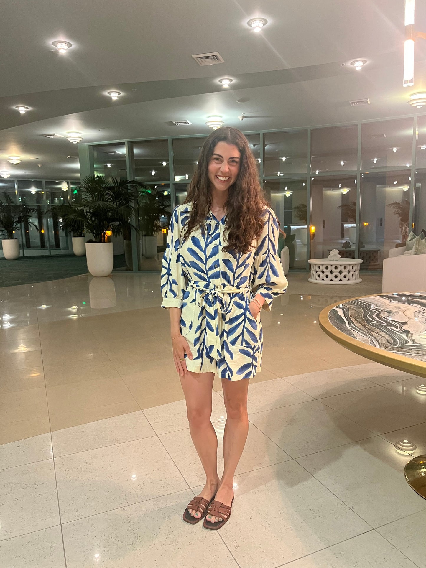 Aegean Fern Romper