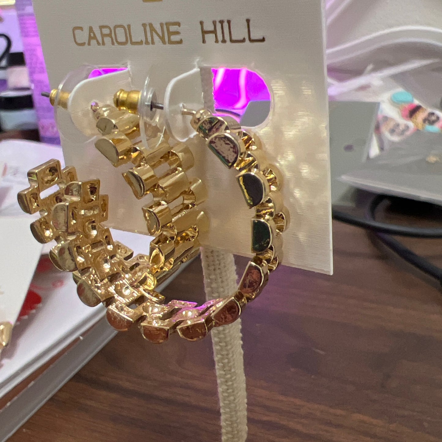 Caroline hill chain hoops