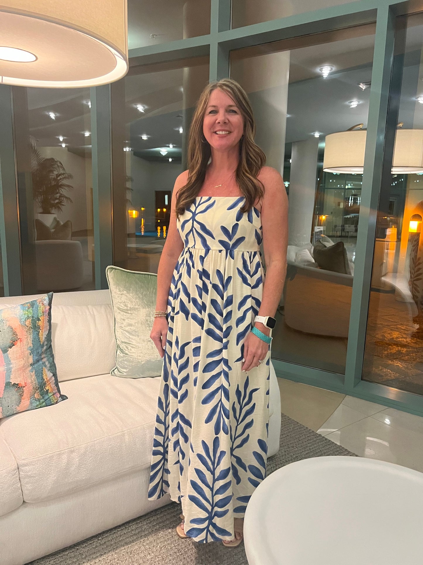 Aegean Fern Maxi Dress