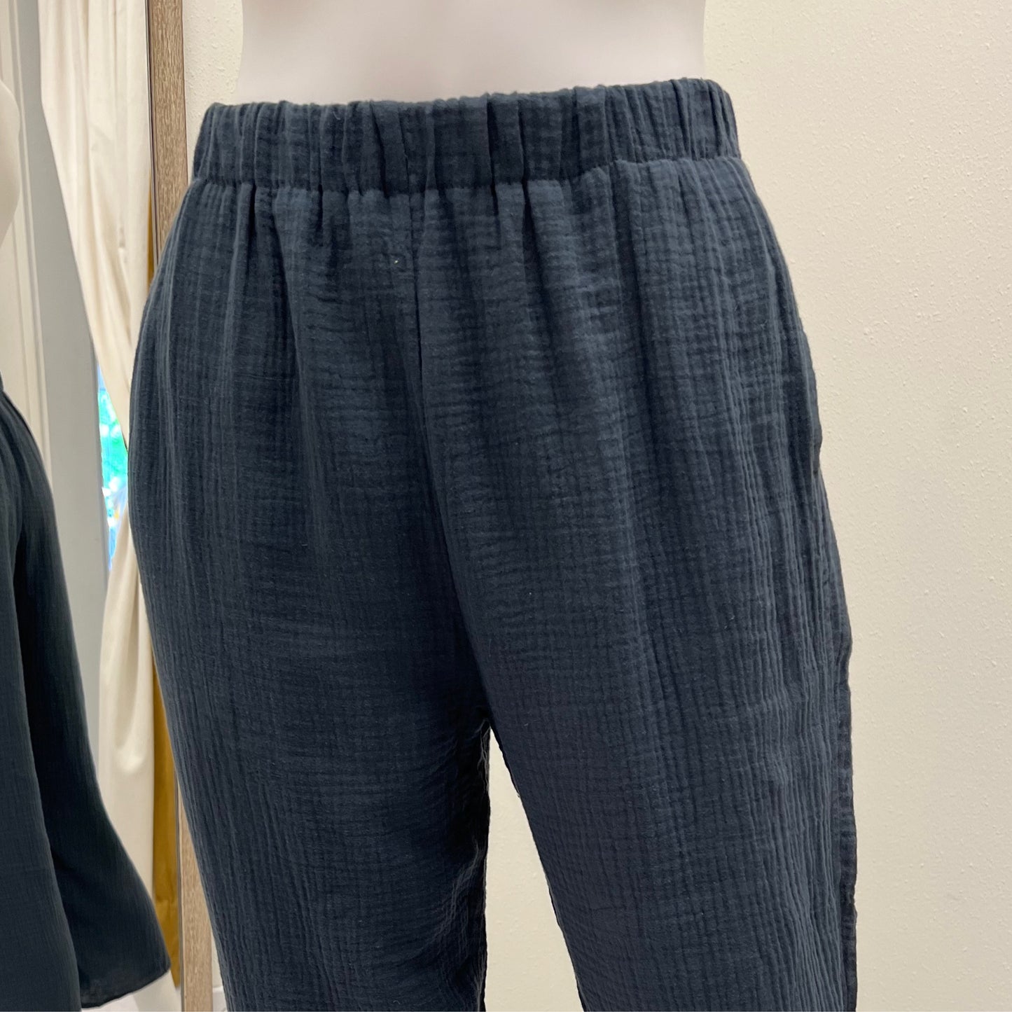 Grade & Gather gauze pant lake