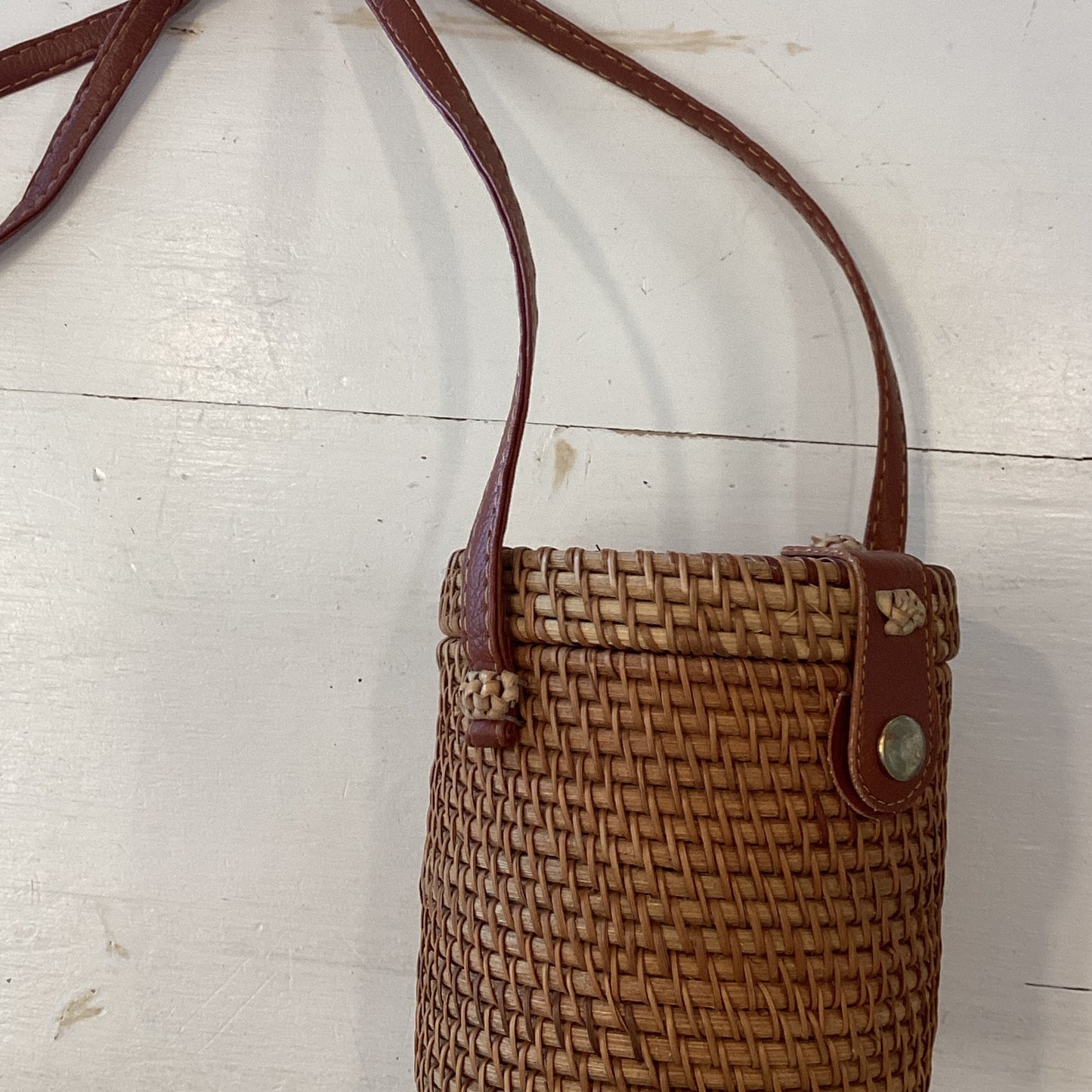 Straw Bucket Bag