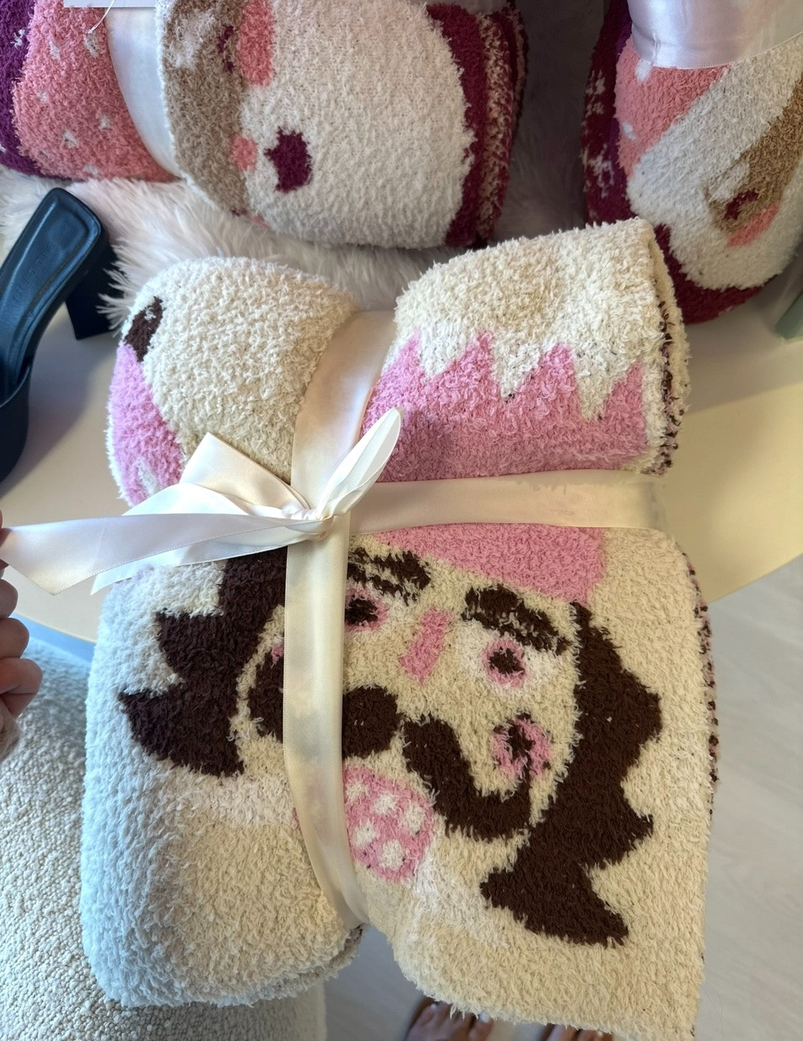 JadyK Christmas Blanket nutcracker