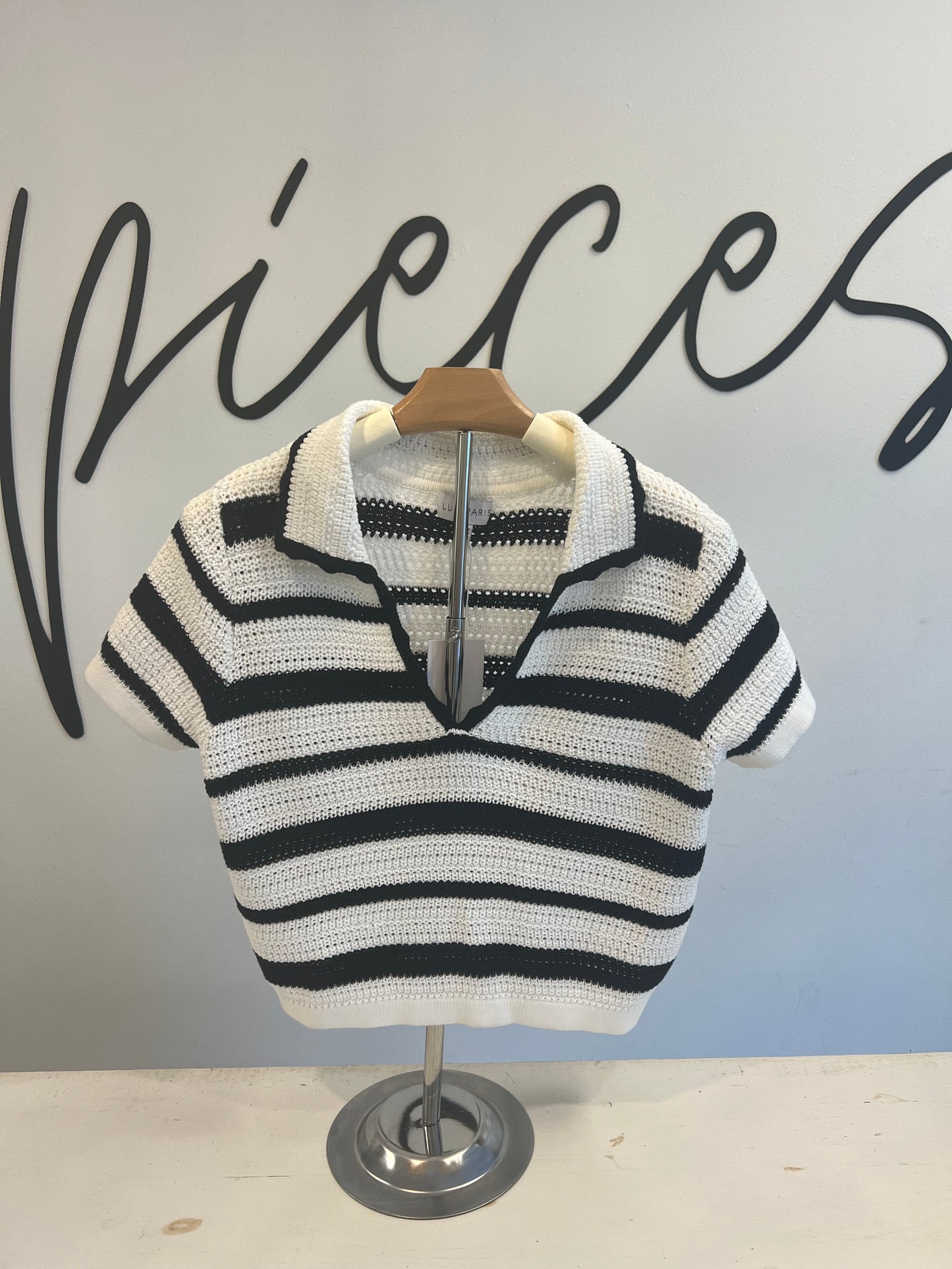 Lucy Paris Winnie Polo Sweater Top