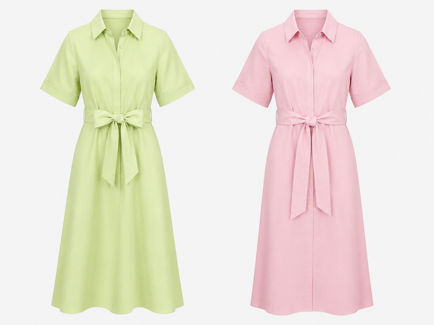 Sweet Sorbet Tie Waist Dress