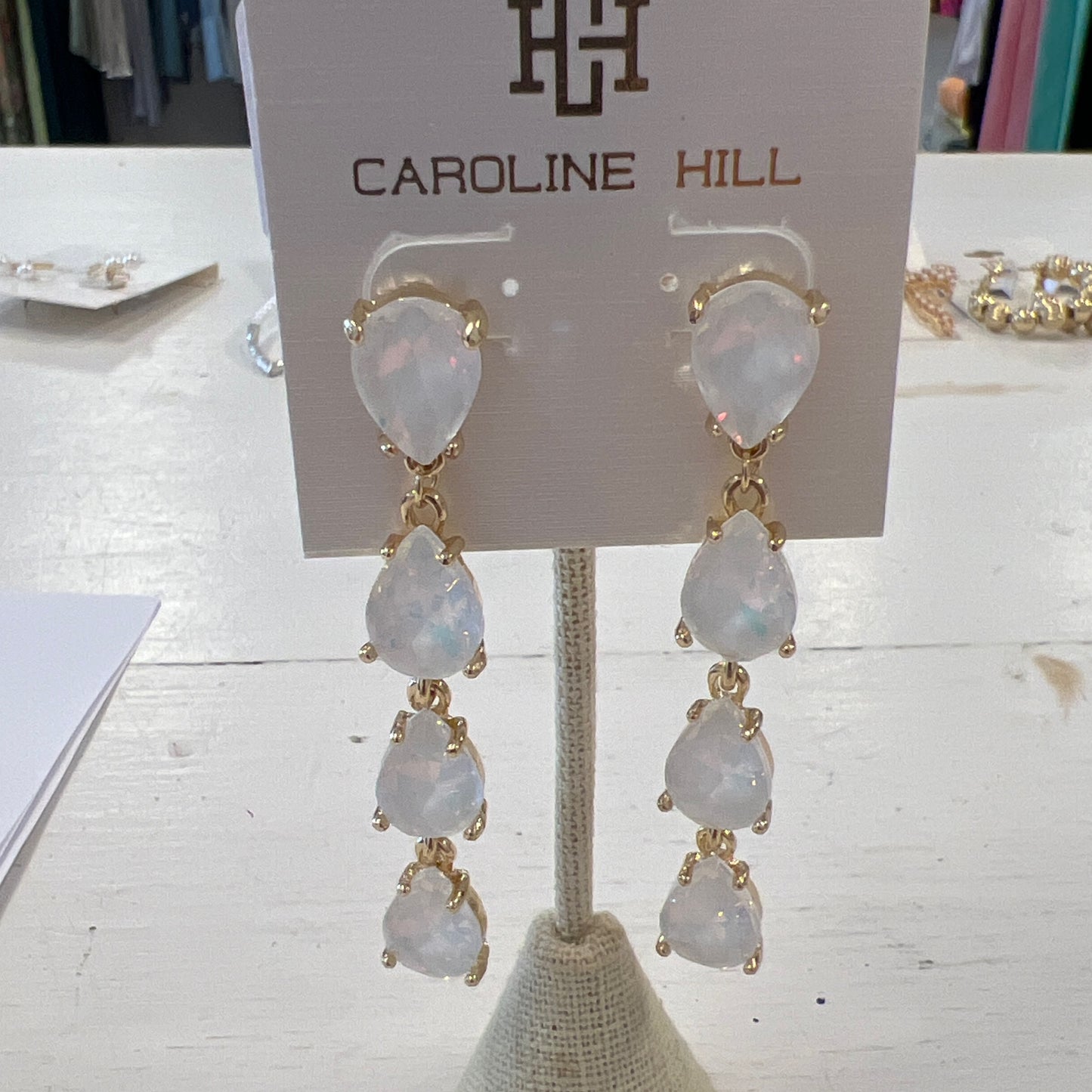 Caroline hill opal drop earrings