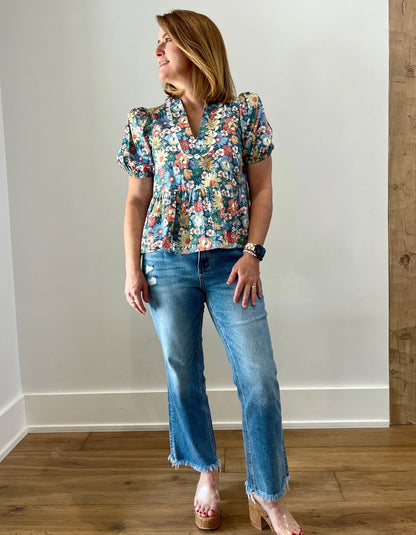 Vervet cropped denim