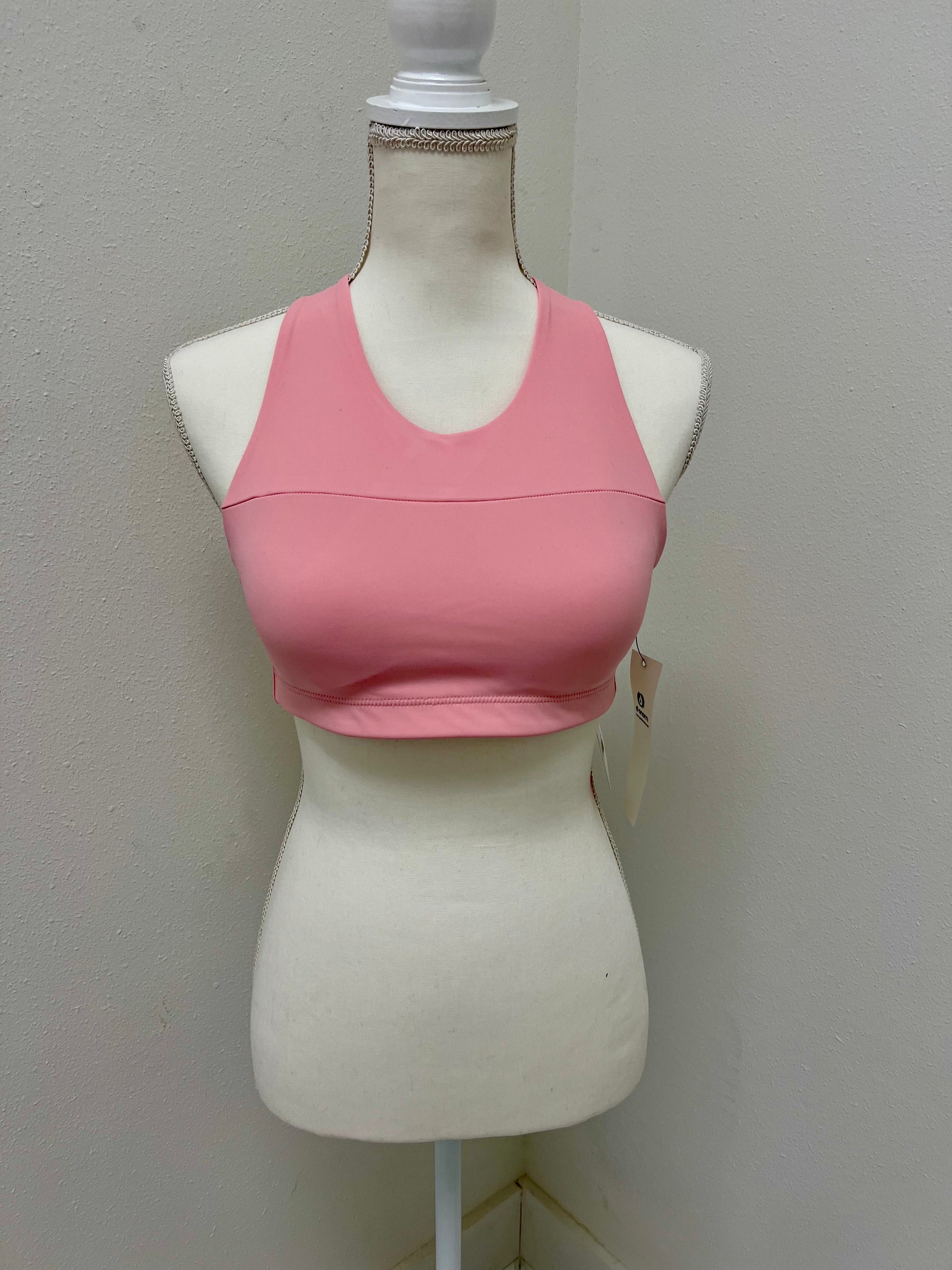 Pink sports bra