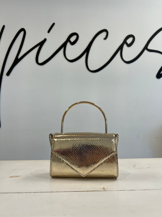Billini Aston Gold Handle Bag