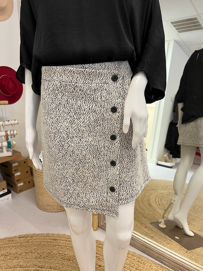 Black white mini skirt on mannequin