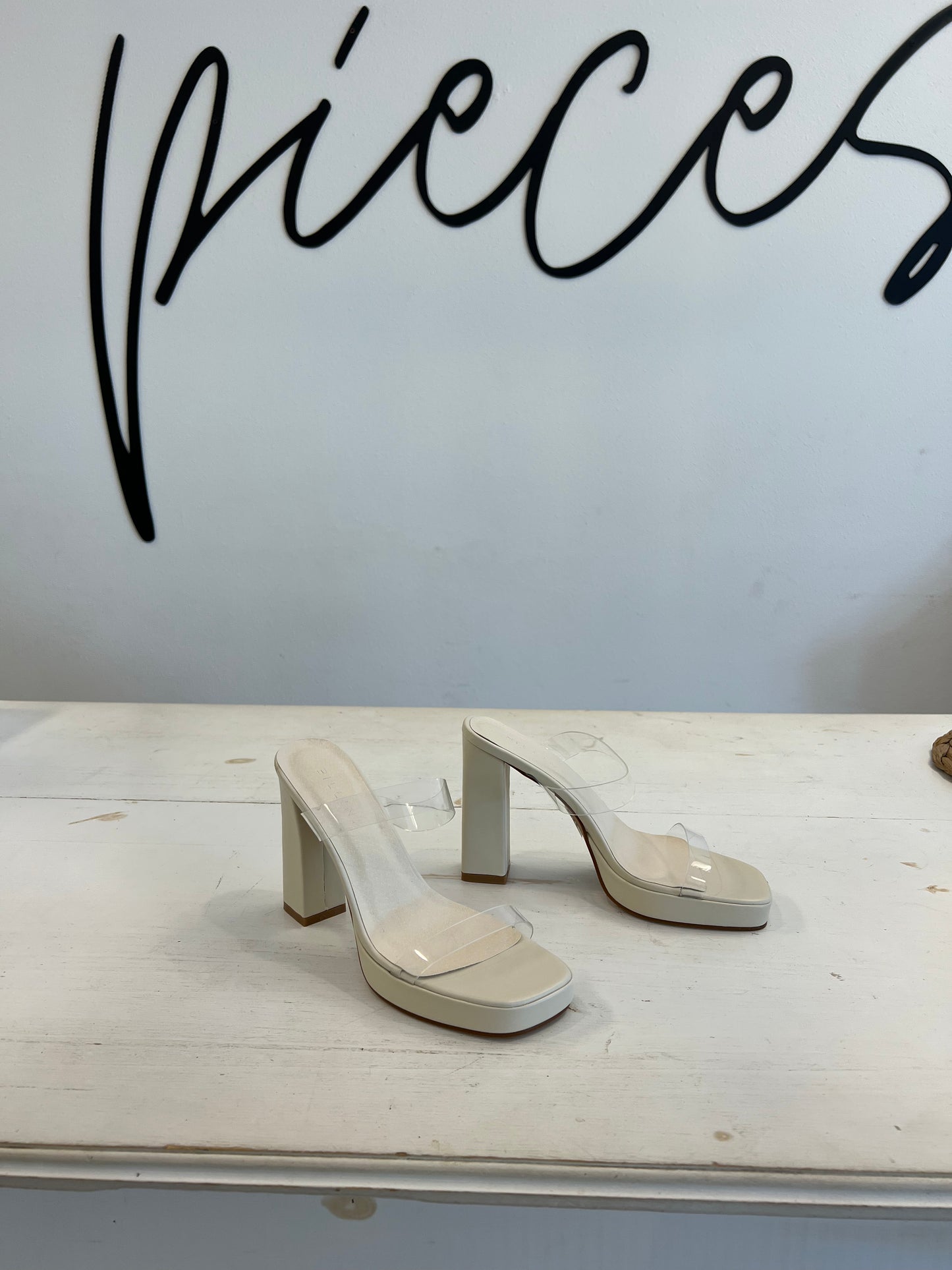 Billini Tamira Clear Heels