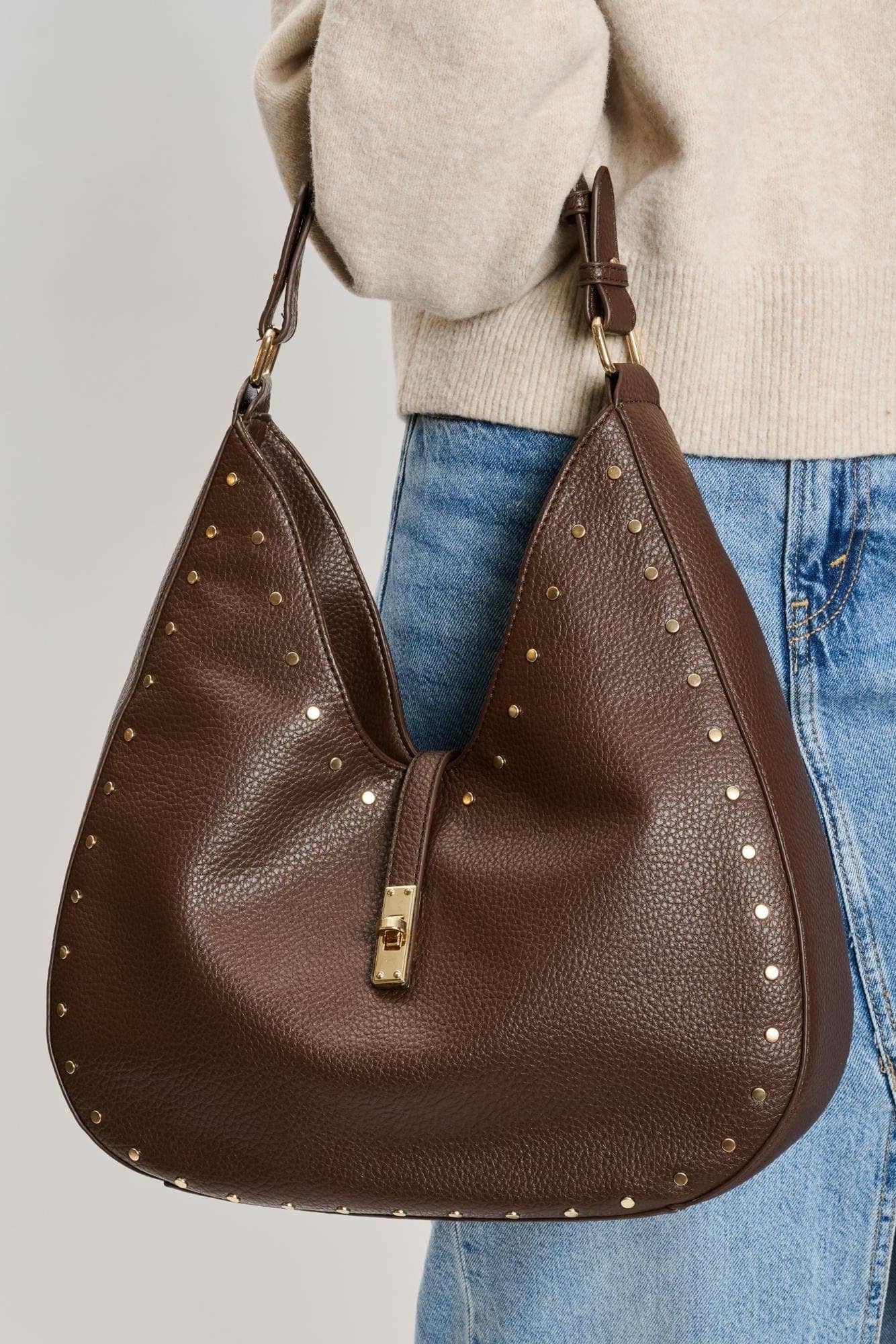 Olivia Studded Hobo Bag