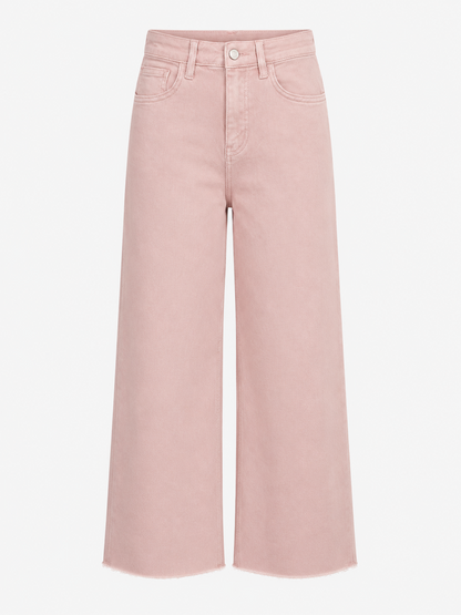 pink denim jeans