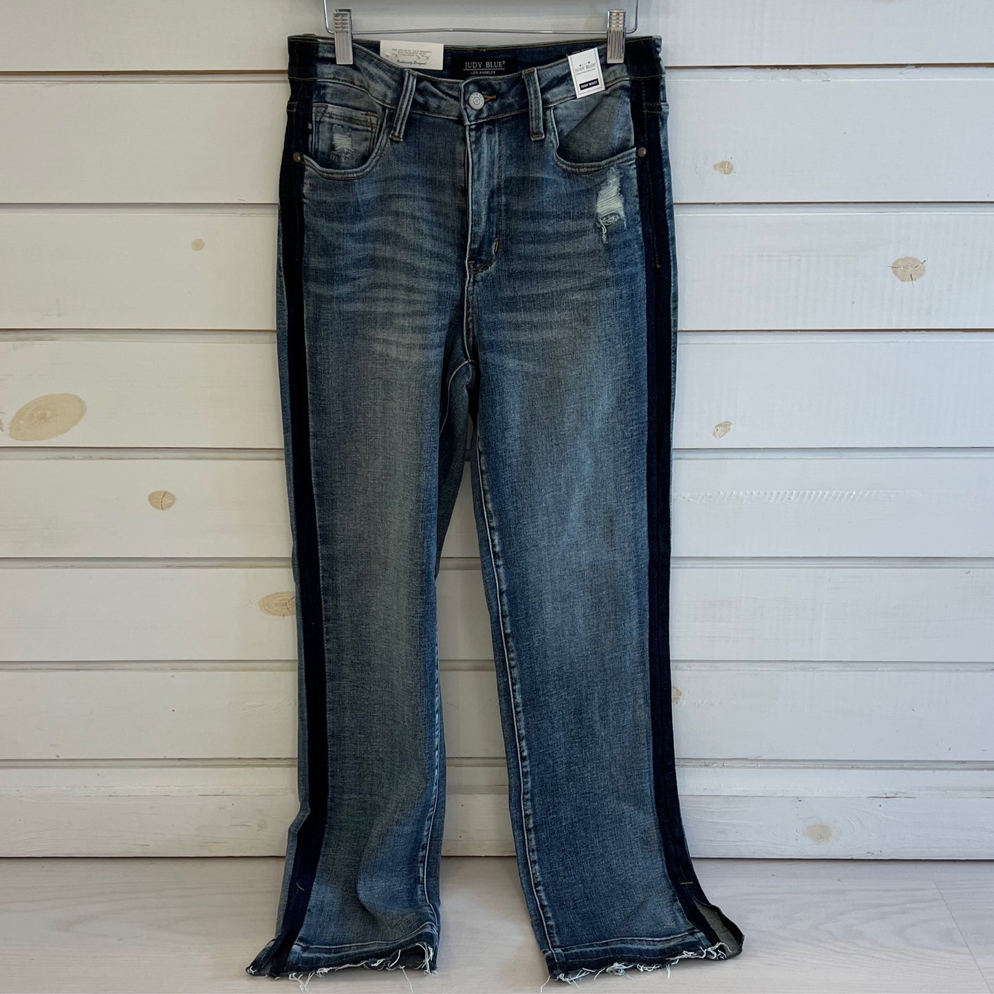 Judy blue denim seam