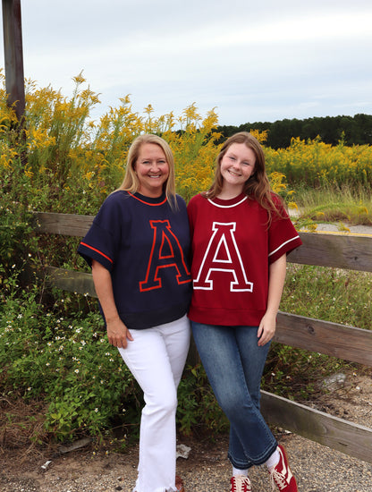 auburn and alabama game day tops