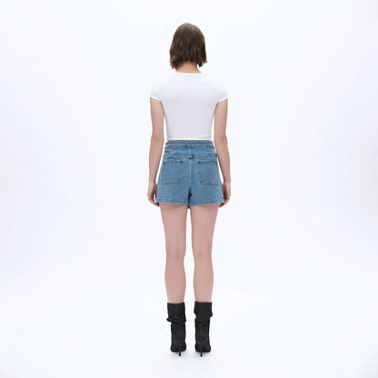 The Darby Denim Skort