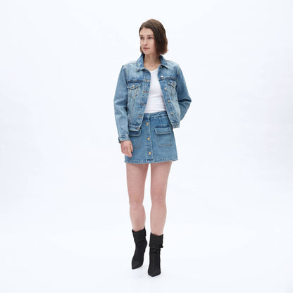 The Darby Denim Skort