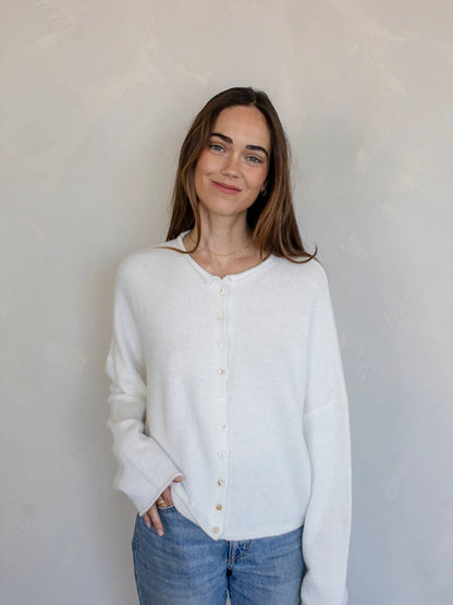 Elsie Button Down Cardigan Top