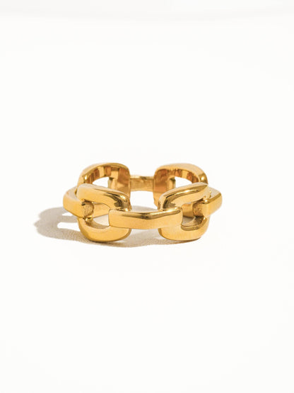 18K Gold Non-Tarnish Statement Rings