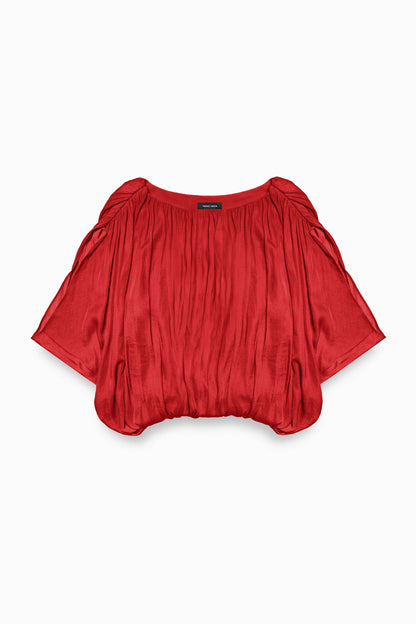 red grecian top