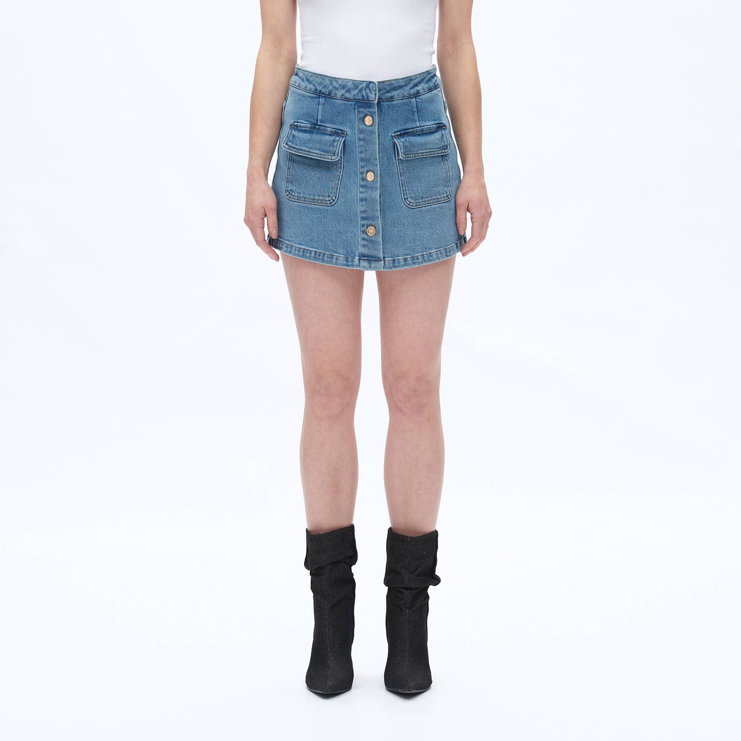 The Darby Denim Skort