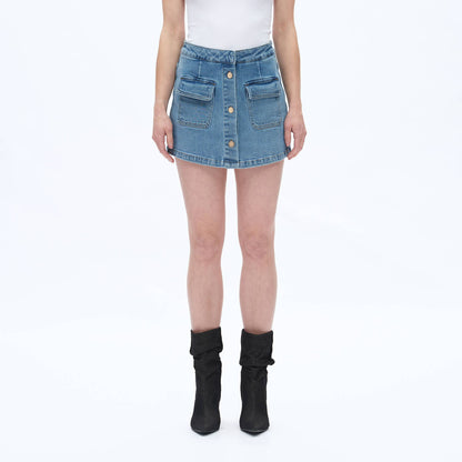 The Darby Denim Skort