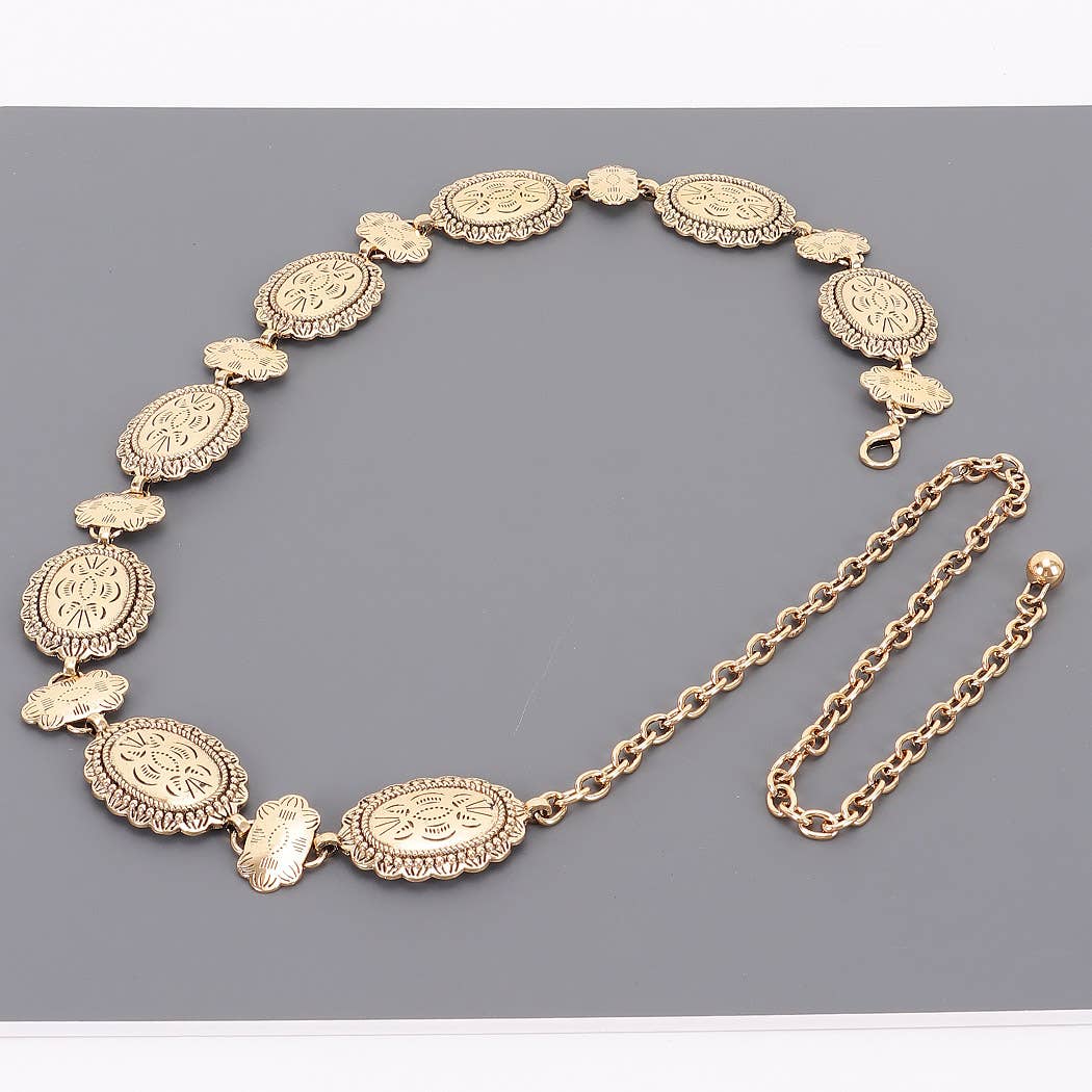 Vintage Metal Chain Belt