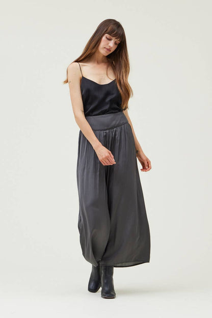 The Wanda Wide Leg Satin Pants