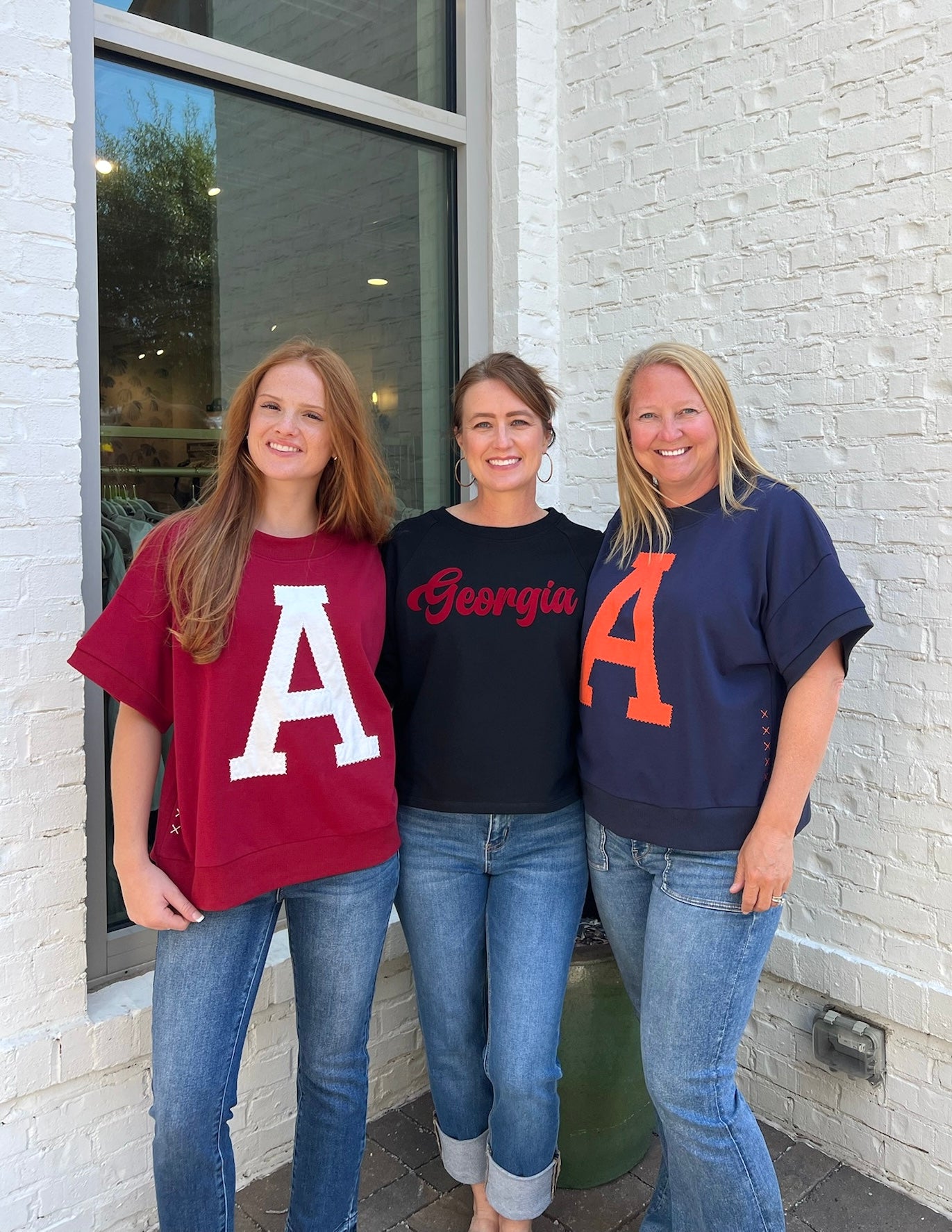 Lettered Oversized Game Day Sweatshirt