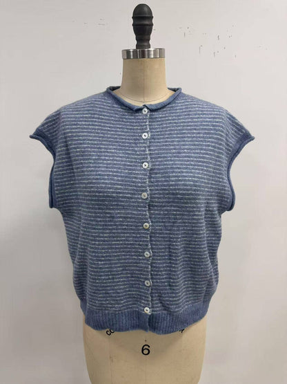 sleeveless cardigan