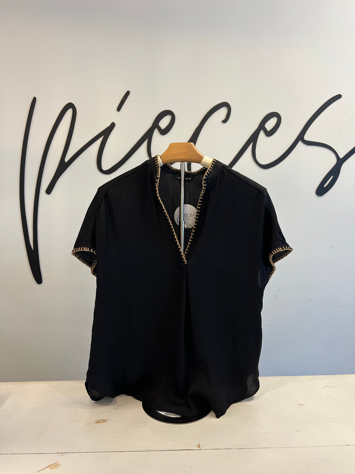 The Whitaker Whipstitch Blouse