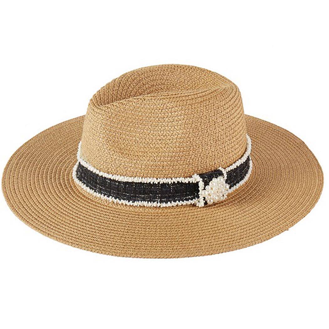 Tweed & Pearl Band Sun Hat