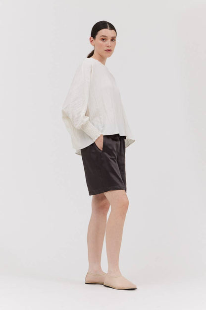 The Lila Top-crinkle material