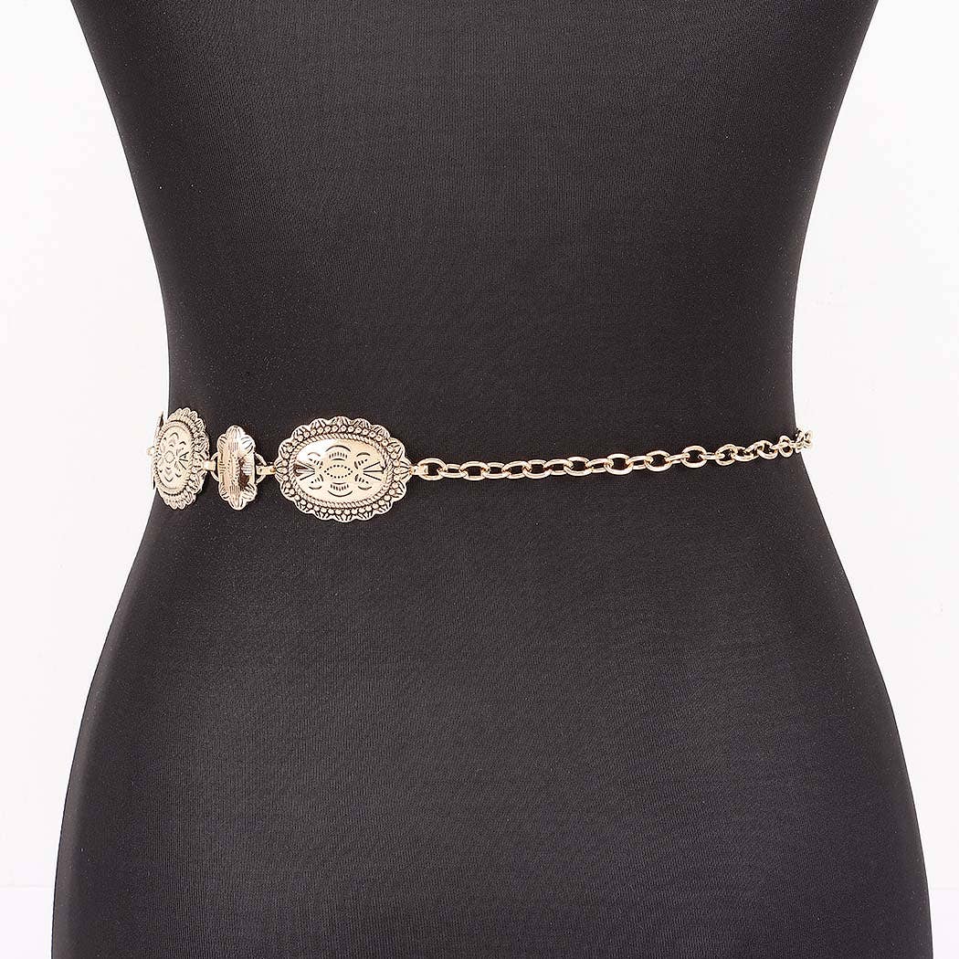 Vintage Metal Chain Belt