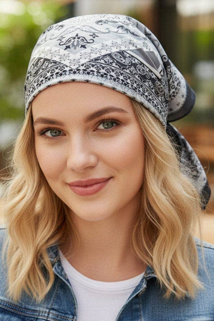 BS0096 Paisley and Arabesque Oriental Print Bandana