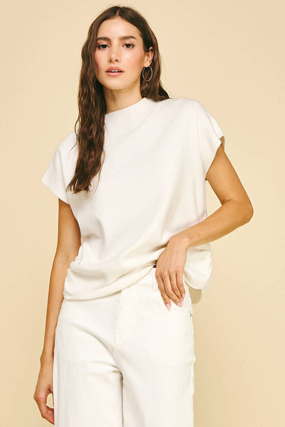 Shirring Sweater Vest