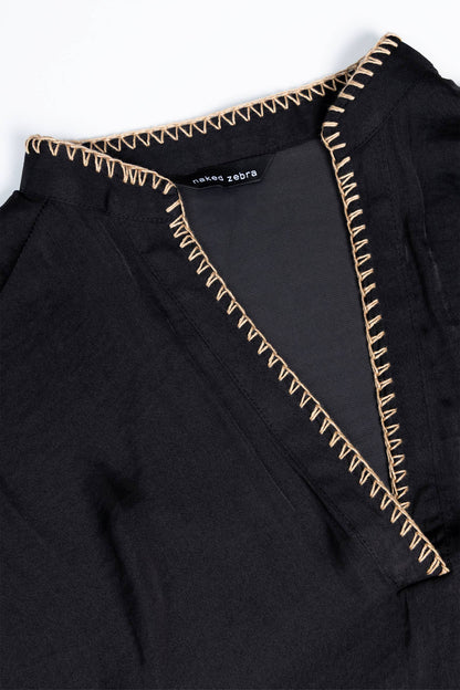 The Whitaker Whipstitch Blouse