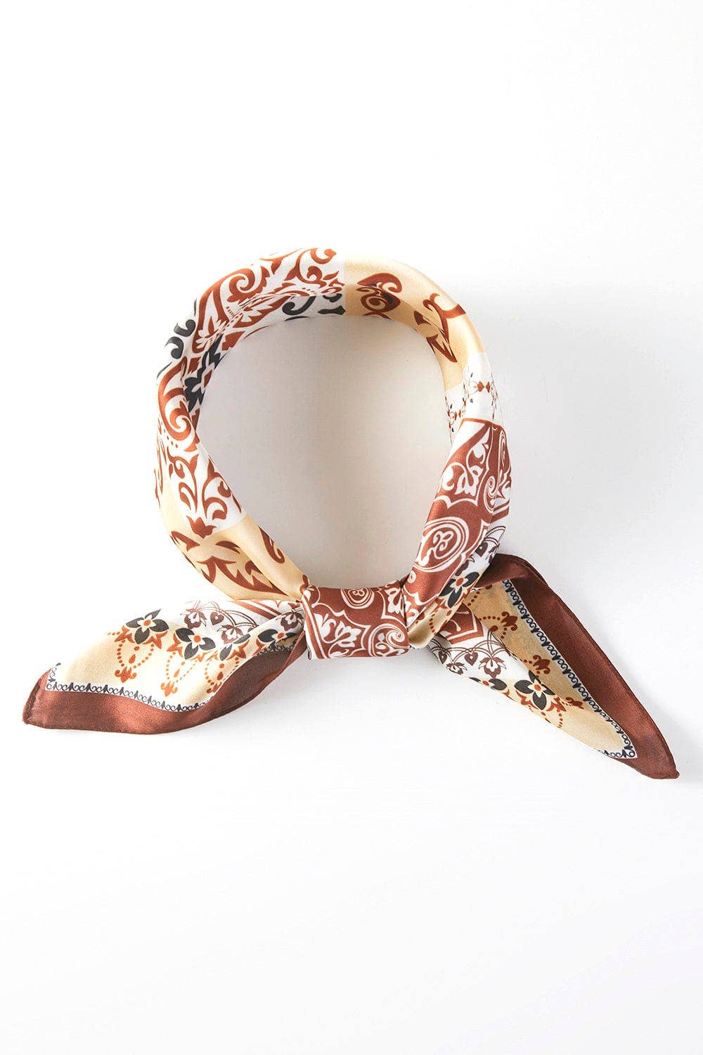 BS0096 Paisley and Arabesque Oriental Print Bandana
