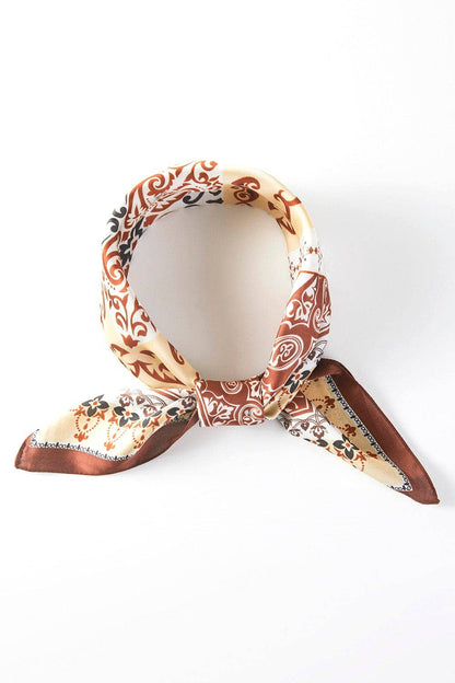 BS0096 Paisley and Arabesque Oriental Print Bandana