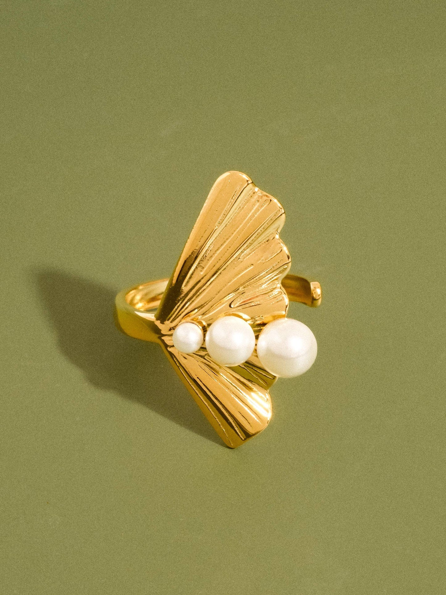 18K Gold Non-Tarnish Statement Rings