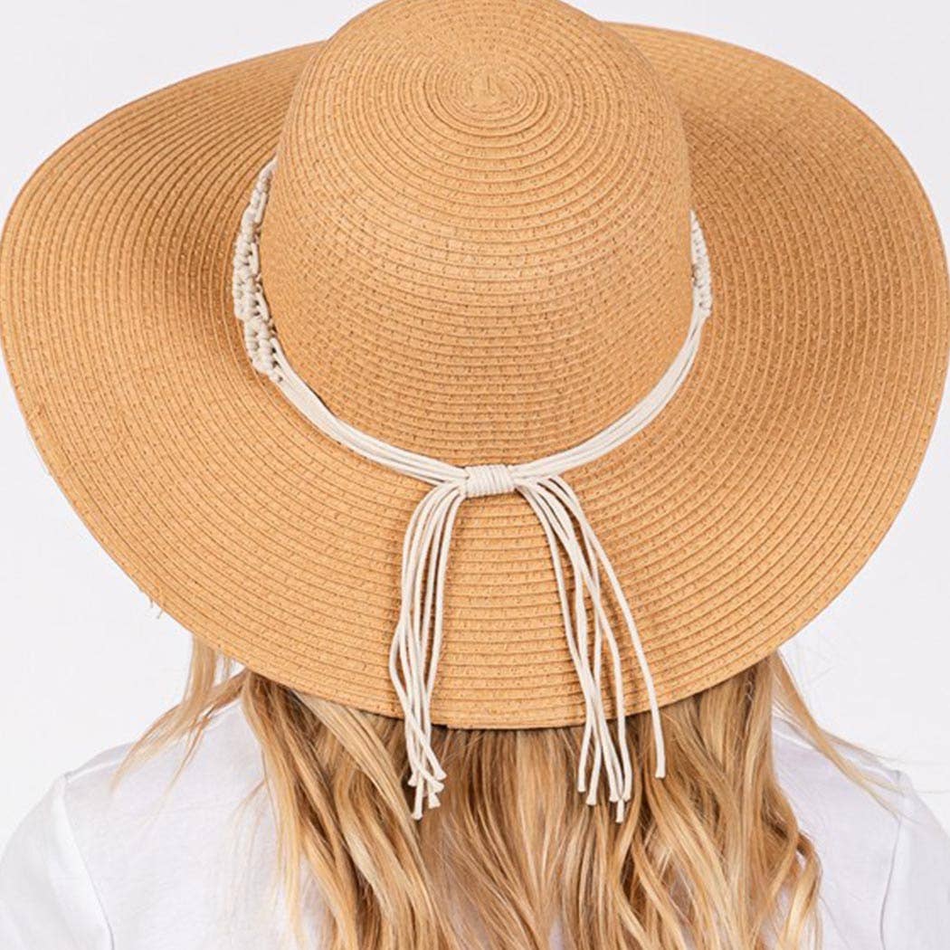 Braided Straw Sun Hat