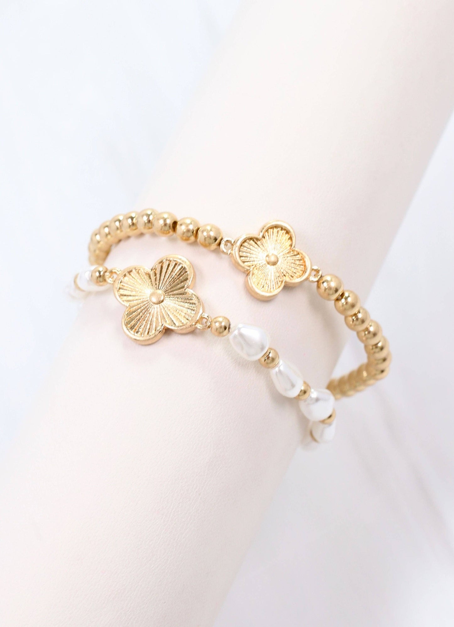 Caroline Hill Anderson Bracelet Set Gold