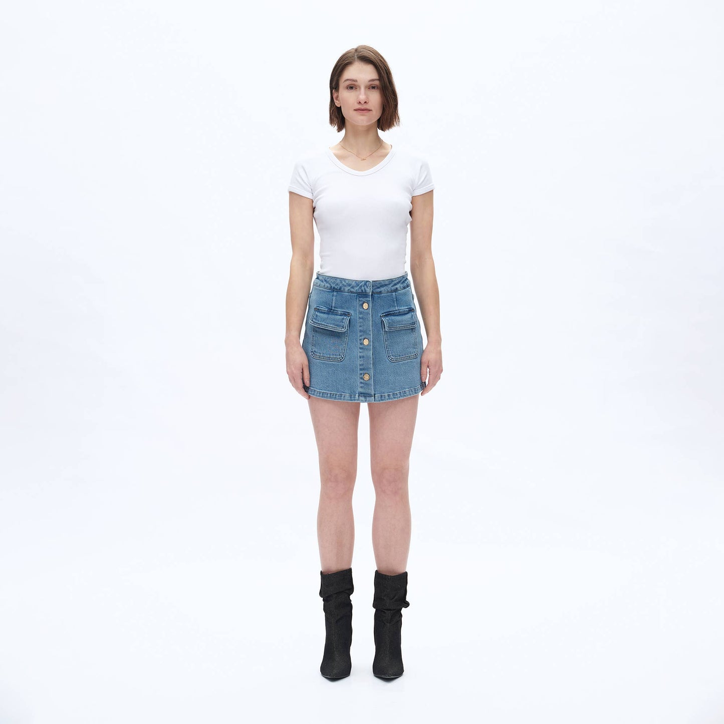 The Darby Denim Skort