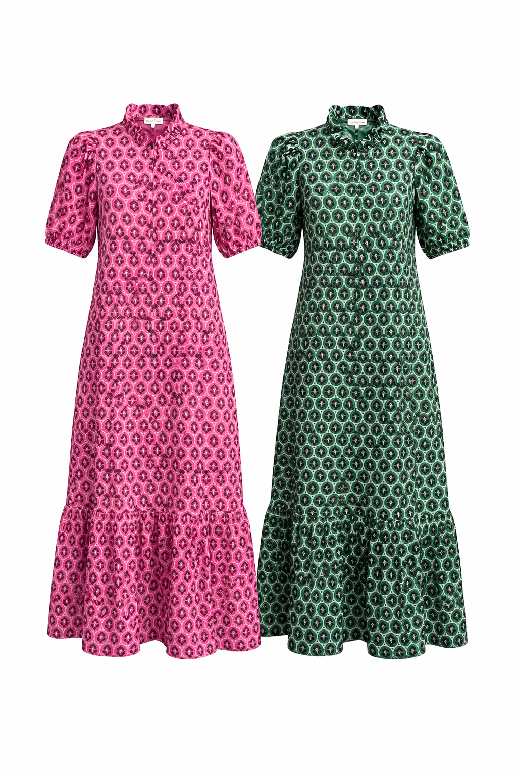 patterned entro midi dresses