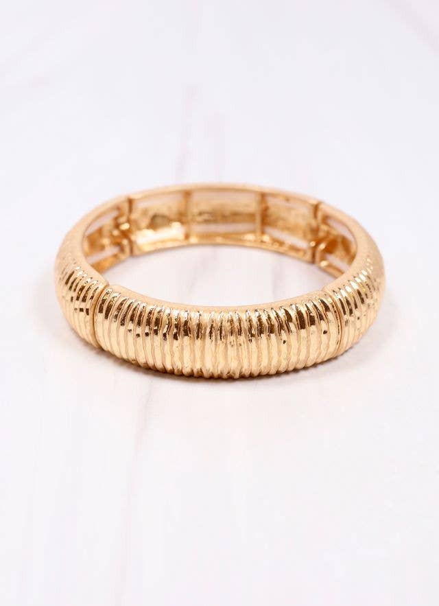 Caroline Hill Agda Metal Bracelet GOLD