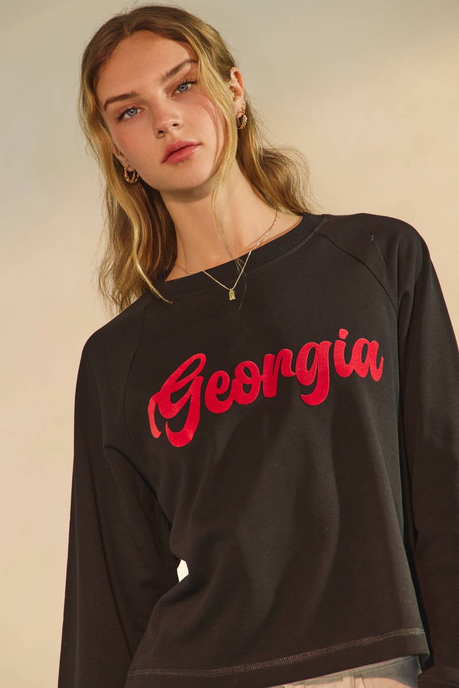 Cropped Georgia sweatshirt