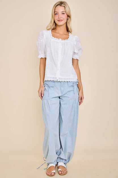 The Leighton Striped Balloon Pants