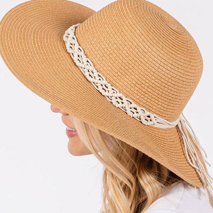 Braided Straw Sun Hat